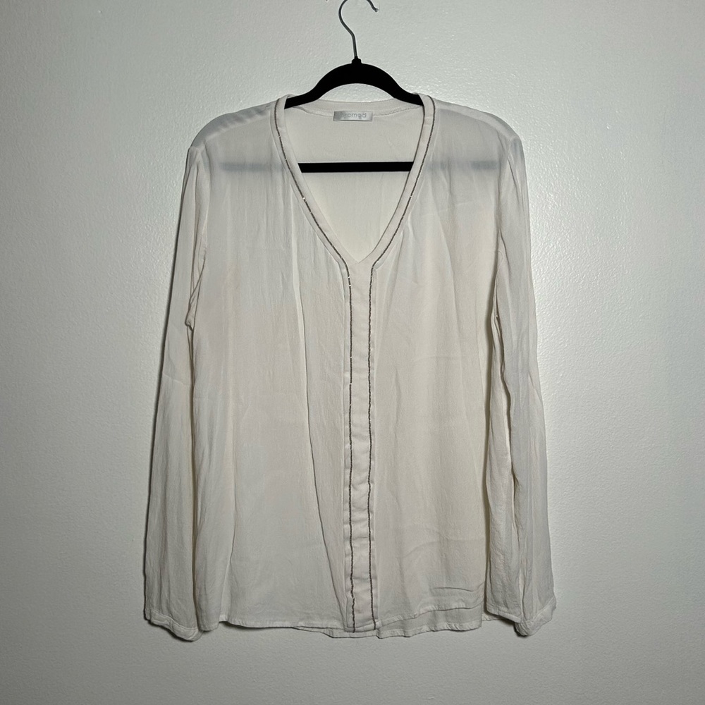 Gorgeous blouse with bead lining - expensive!!